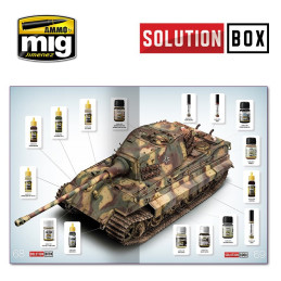 How To Paint WWII German Late Solution Book - Multilingual Book 6503 AMMO by Mig