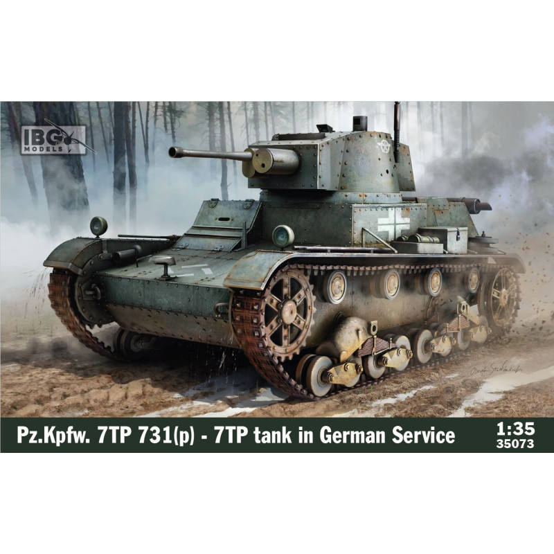Pz.Kpfw. 7TP 731(p) - 7TP Tank in German Service 35073 IBG Models 1:35