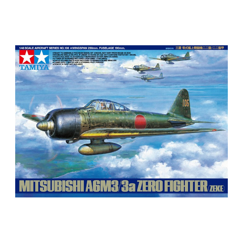 1/48 Mitsubishi A6M3/3a Zero Fighter (Zeke)