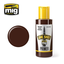 One Shot Primer Brown Oxyde Primer 2026 (60 ml) AMMO by Mig