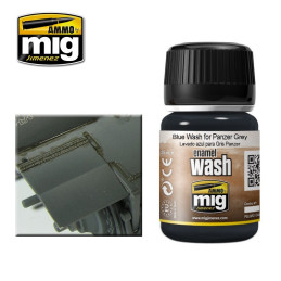 Blue Wash for Panzer Grey 1006 AMMO by Mig