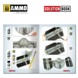 Solution Book. How to Paint Imperial Galactic Fighters - Multilingual Book 6520 AMMO by Mig