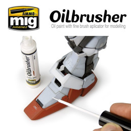 Oil Brusher Vert Olive 3505 AMMO by Mig