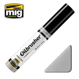 Oil Brusher Gris Moyen 3509 AMMO by Mig