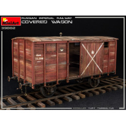 Russian Imperial Railway Covered Wagon 39002 MiniArt 1:35