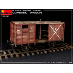 Russian Imperial Railway Covered Wagon 39002 MiniArt 1:35
