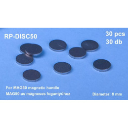 8 mm steel discs 30 pcs RP-Discs50 RP Toolz