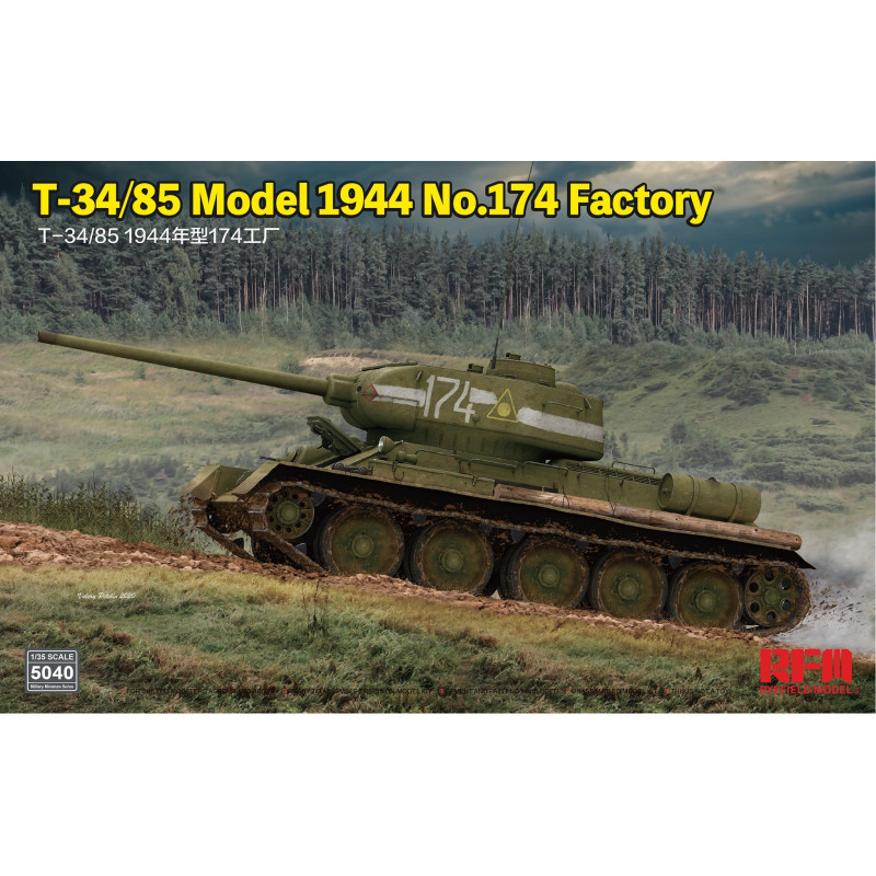 T-34/85 Model 1944 No.174 Factory 5040 Rye Field Model 1:35