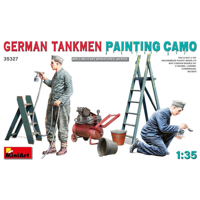German Tankmen painting Camo 35327 MiniArt 1:35