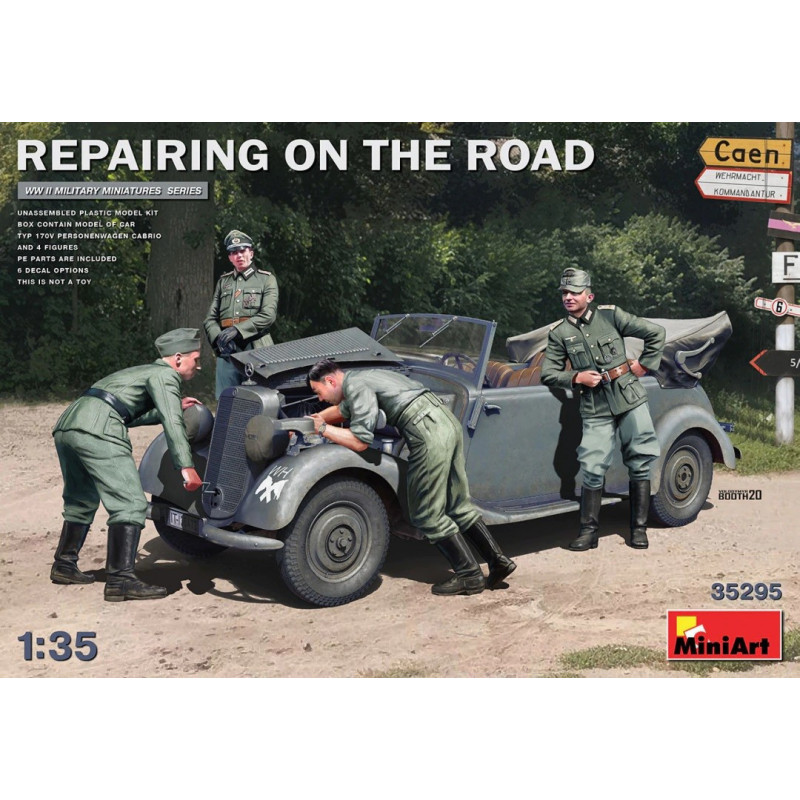 Repairing on the road 35295 MiniArt 1:35