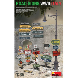 Road Signs WWII Italy 35611 MiniArt 1:35