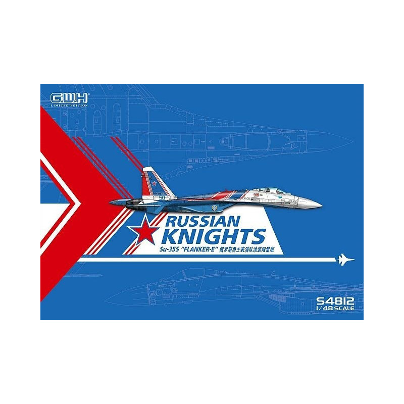 Su-35S Russian Knights Flanker-E Limited Edition S4812 Great Wall Hobby 1:48