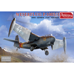 Weserflug P.1003/1 WWII German VTOL aircraft 48A002 Amusing Hobby 1:48