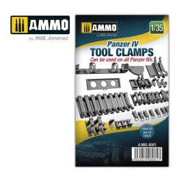 Panzer IV tool clamps 1:35 8081 AMMO by Mig