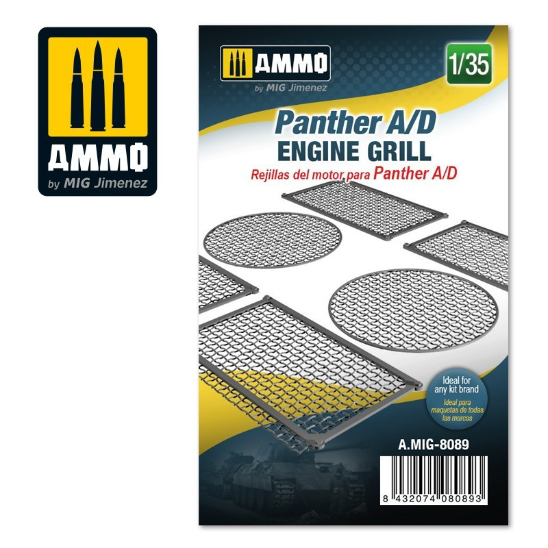 Panther A/D engine grilles 1:35 8089 AMMO by Mig